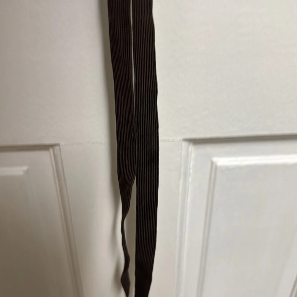 & Other Stories Ribbed Brown Top - Picture 4 of 5